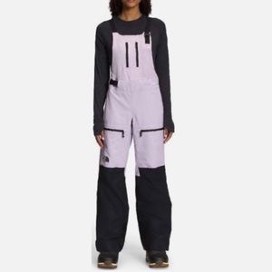North face ceptor bib lavender fog size small